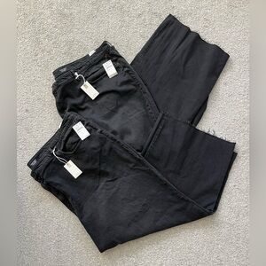 NWT Good American 2 Pair Good Standard Ease Jeans Mid Rise Relaxed Plus Size 30